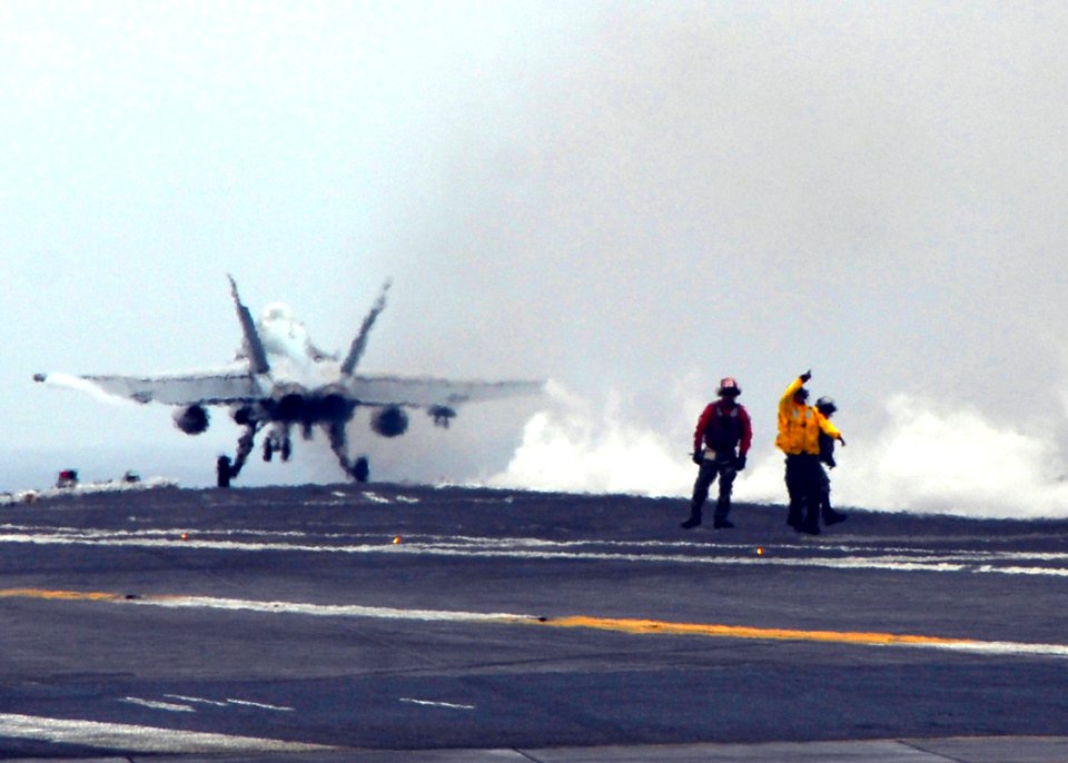US Navy 080826-N-2638R-006 An F-A-18C Hornet from the
