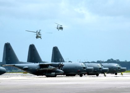 US Navy 080901-N-1522S-009 A helicopter crew eparts Naval Air Station Jacksonville