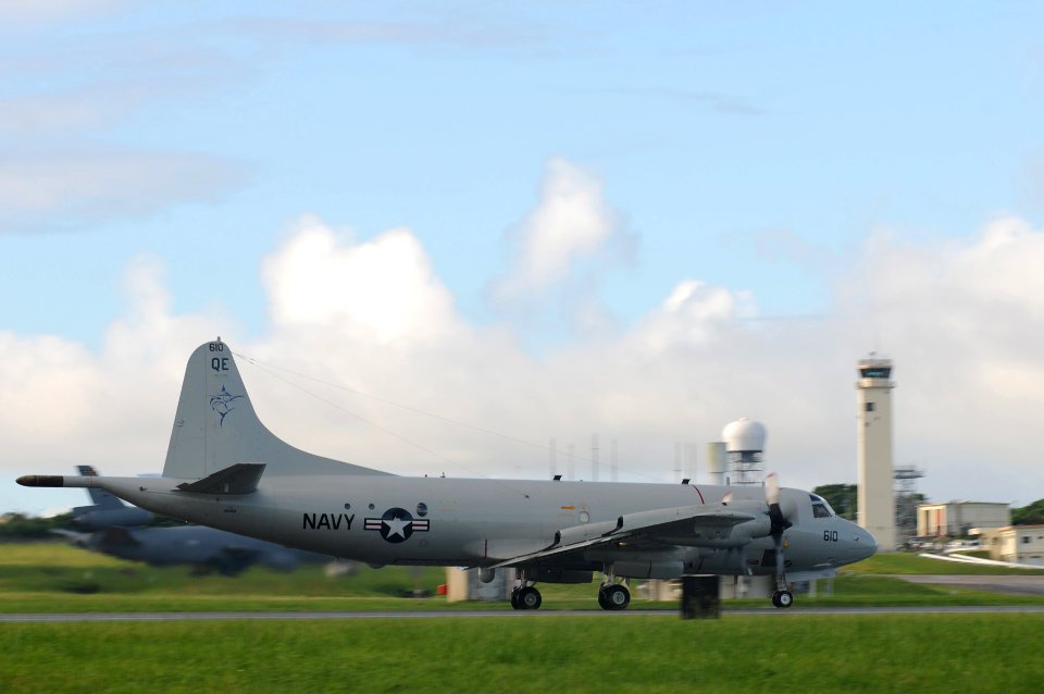 US Navy 110714-N-SP676-394 A P-3C Orion aircraft assigned to Patrol Squadron (VP) 40