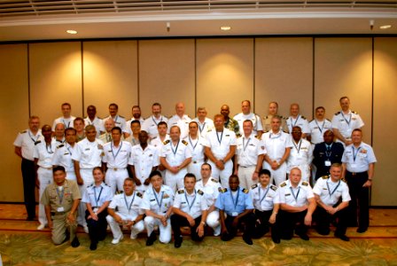 US Navy 080923-N-9818V-112 Senior enlisted leaders representing forty nations come together to participate in the second Global Maritime Senior Enlisted Sailor Symposium