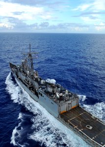 US Navy 080927-N-7981E-064 The Oliver Hazard Perry-class guided-missile frigate USS Curtz (FFG 38) is underway as part of the Abraham Lincoln Strike Group while transiting the Pacific Ocean