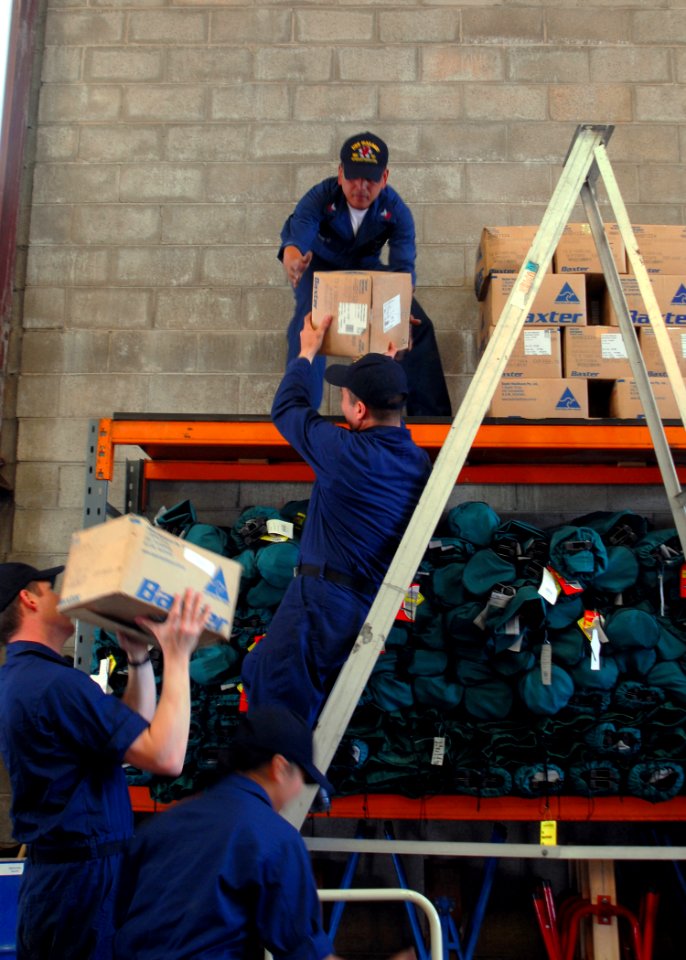 US Navy 081011-N-5148B-044 Sailors participate in a community relations project at St. John's Volunteer Ambulance Station in Sydney