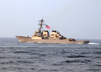 US Navy 091013-N-1644H-057 The guided-missile destroyer USS O'Kane (DDG 77) is underway in the Pacific Ocean photo