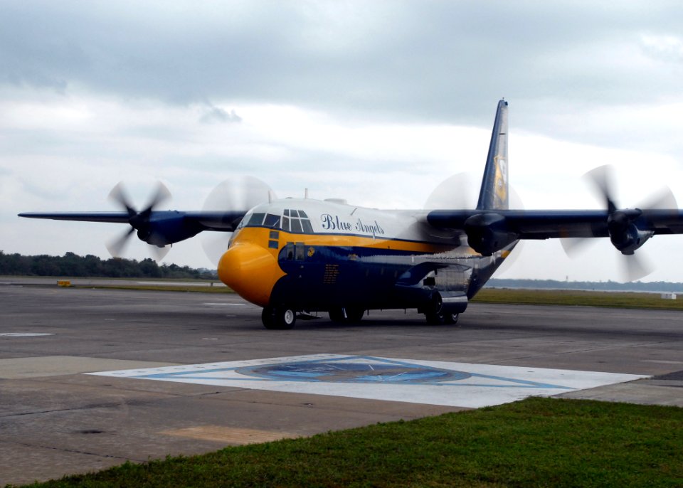 US Navy 081023-N-0486G-001 Fat Albert taxis at Naval Air Station Jacksonville