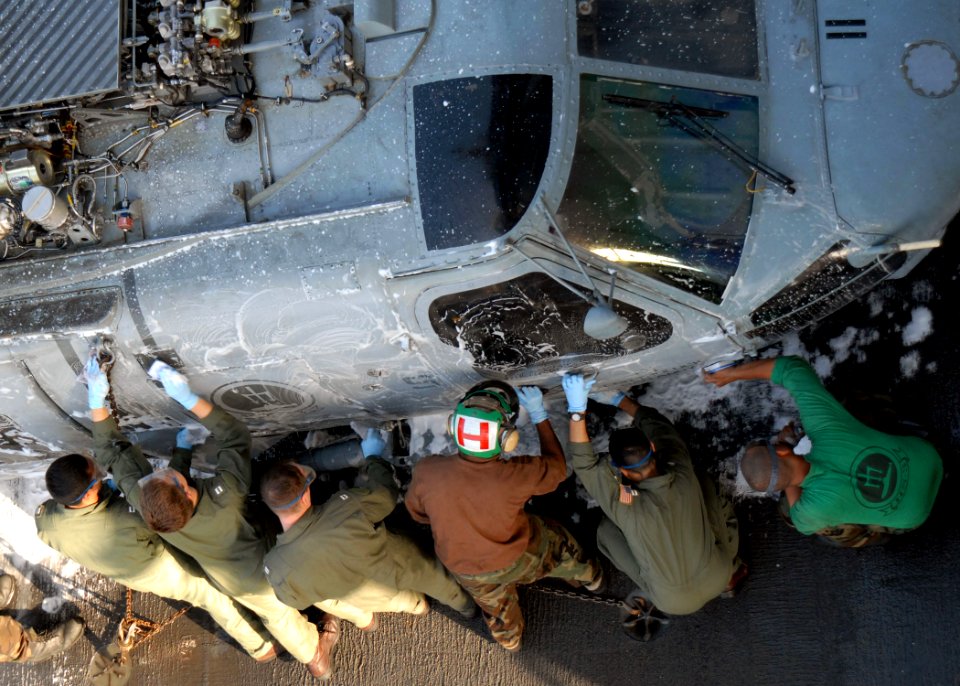US Navy 081024-N-9900B-002 Sailors assigned to the