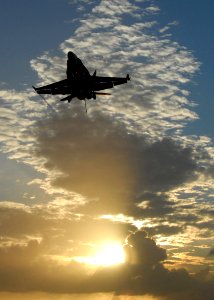 US Navy 081025-N-1644H-183 An F-A-18 Hornet prepares to land aboard the Nimitz-class aircraft carrier USS George Washington (CVN 73)