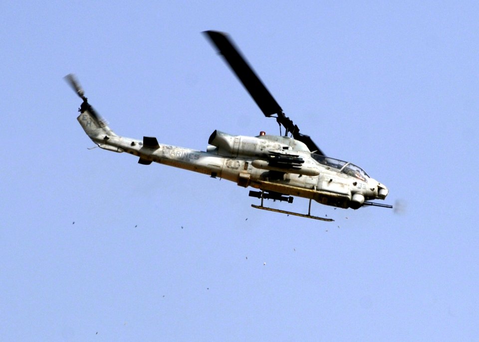 US Navy 081028-N-4236E-157 An AH-1W Super Cobra helicopter participates in a bilateral training exercise