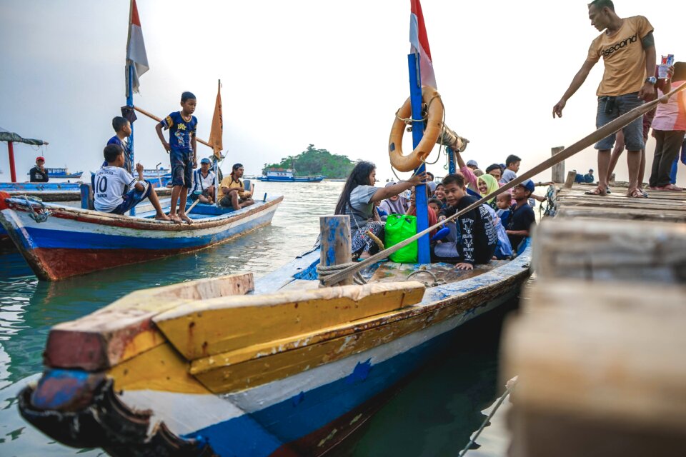 Harbor boat sea