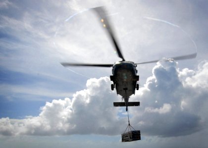 US Navy 081107-N-1038M-120 An MH-60S Sea Hawk, assigned to the
