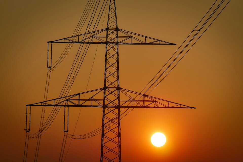 Tower current sunset
