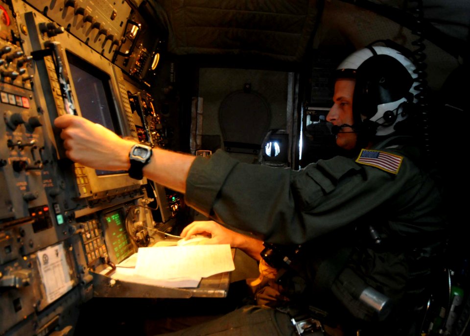 US Navy 081111-N-9565D-010 Lt. Brett Whorley, from Airborne Early Warning Squadron (VAW) 115, the