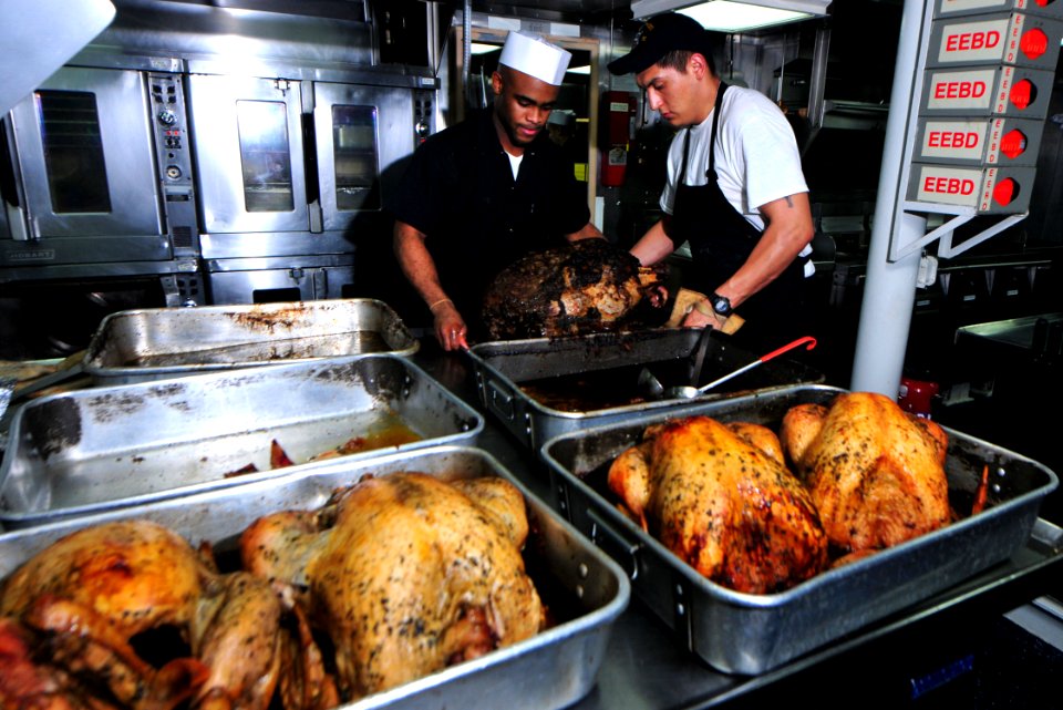 US Navy 101125-N-7948R-157 Thanksgiving dinner aboard USS Pearl Harbor