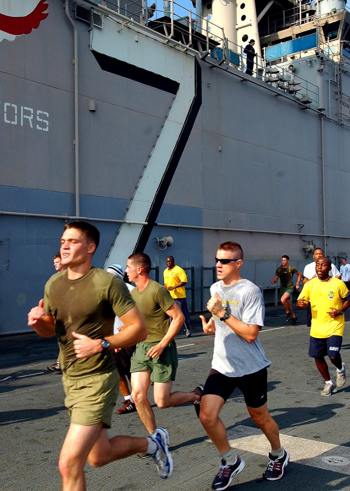 US Navy 081212-N-5681S-050 Sailors and Marines participate in a