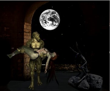 Photomontage star weird