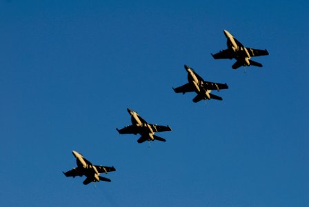 US Navy 090117-N-8157C-256 F-A-18F Super Hornets from the