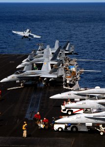 US Navy 090117-N-9900B-004 An F-A-18 Hornet assigned to the