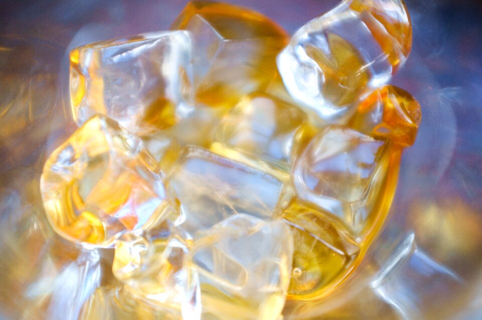 Drinks glass orange