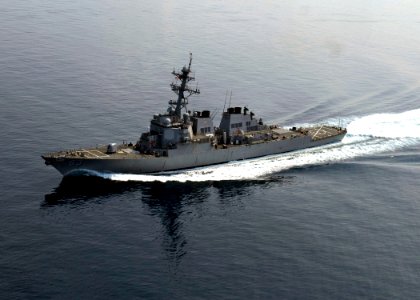 US Navy 090206-N-5253W-035 SS Stethem (DDG 63) transits the Gulf of Thailand supporting the Essex Expeditionary Strike Group
