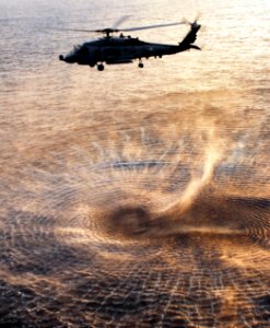 US Navy 090210-N-6538W-205 An MH-60R Sea Hawk helicopter assigned to the