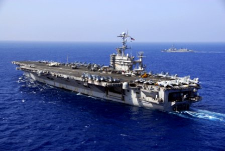 US Navy 090212-N-6597H-495 The Nimitz-class aircraft carrier USS John C. Stennis (CVN 74) is underway