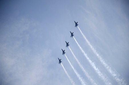 US Navy Blue Angels enter Baltimore Harbor 120616-N-CG900-021