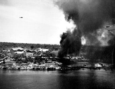 US Navy strike on Peleliu March 1944