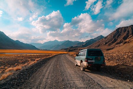 Road truck holiday photo