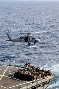 US Navy 090226-N-3589B-019 An MH-60S Sea Hawk helicopter assigned to the
