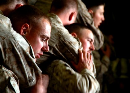 US Navy 090304-N-4236E-096 Marines assigned to the 26th Marine Expeditionary Unit (MEU) participate in the Combined Corporal Leadership Course