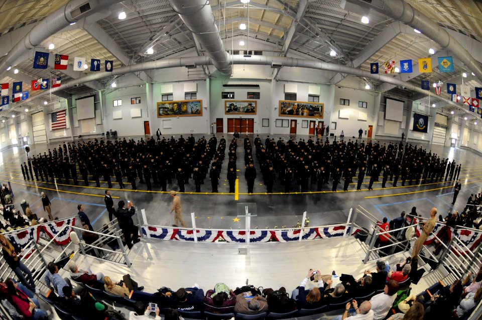 US Navy 090314-N-8848T-960 More than 500 Navy Junior Reserve Officers Training Corps (NJROTC) cadets stand ready to begin an Unarmed Knockout at the 2009 Area Three NJROTC West Regional Finals