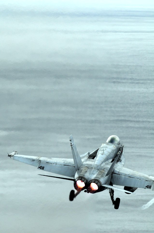 US Navy 090320-N-3659B-030 An F-A-18C Hornet assigned to the