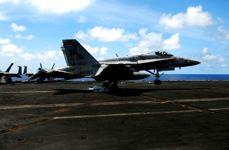 US Navy 090325-N-9928E-101 An F-A-18C Hornet from the
