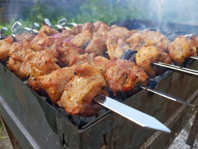 Steak chicken krupnyj plan