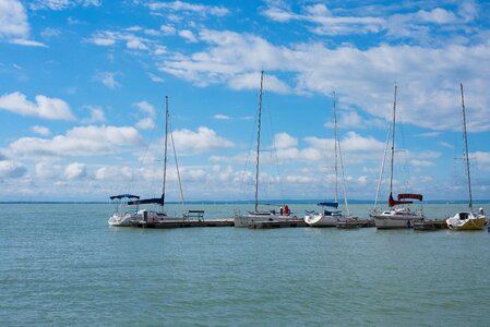 Sailing water sailing boat