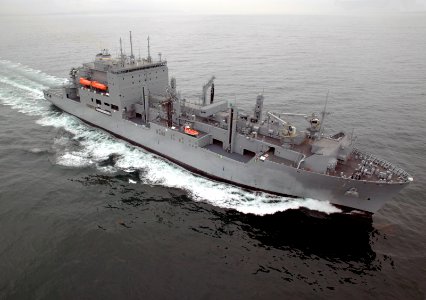 USNS Lewis and Clark (T-AKE 1) underway in the Pacific Ocean in September 2015