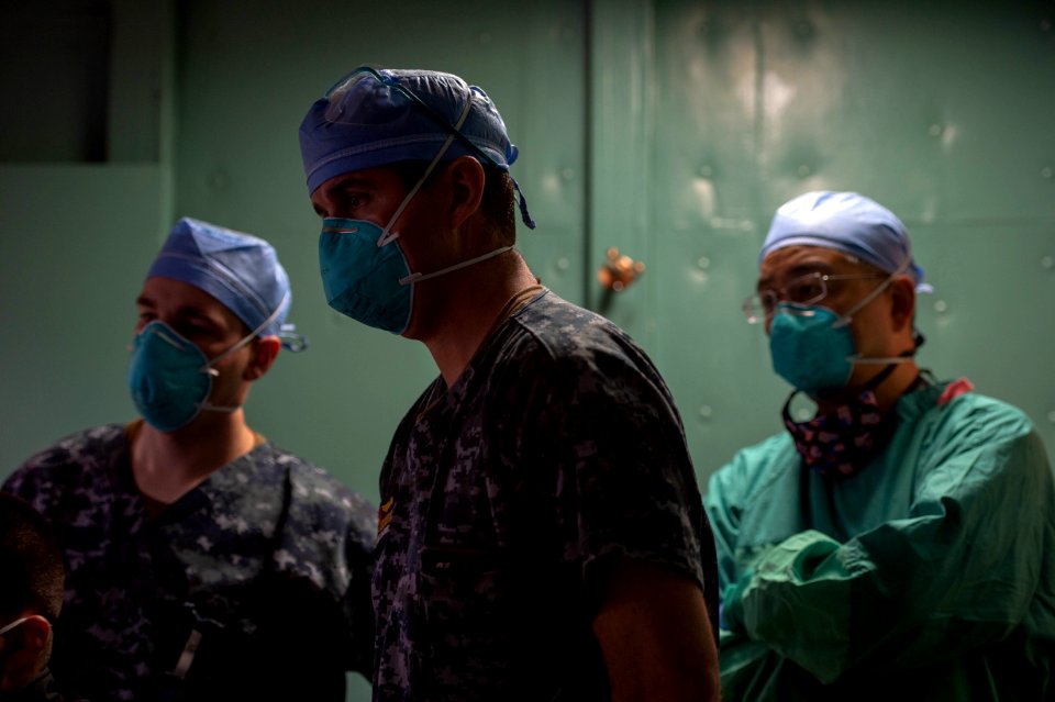 USNS Mercy Sailors Conduct an Interventional Radiology Study and Procedure on a Patient (49830095008)