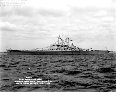 USS Alabama (BB-60) - NH 96025
