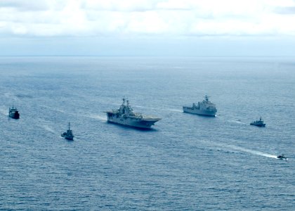 US Navy 090421-N-9950J-022 U.S. Navy and Armed Forces of the Philippines Navy ships are underway during exercise Balikatan 2009
