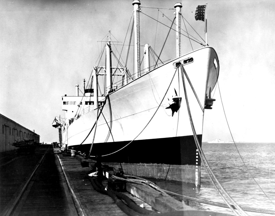 USS Arcturus (AK-18) at Norfolk, Virginia (USA), on 12 November 1940
