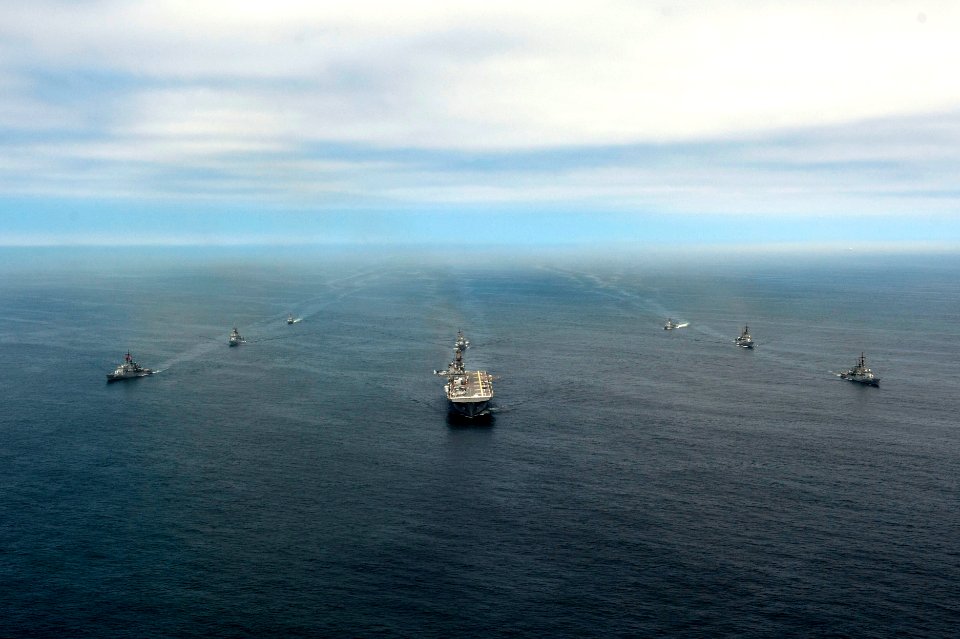USS America passing exercise 140903-N-MZ309-927