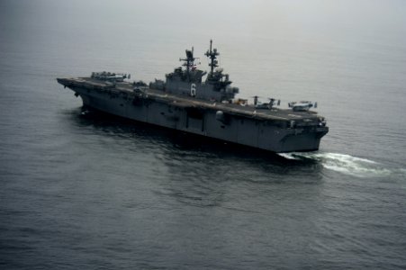 USS America transits the Pacific Ocean 140903-N-MZ309-619