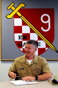 US Navy 090429-N-9818V-221 Master Chief Petty Officer of the Navy (MCPON) Rick West speaks with Sailors from Destroyer Squadron (DESRON) 9 during a tour of Naval Station Everett