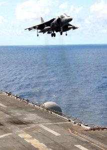 US Navy 090503-N-8283S-165 INDIAN OCEAN (May 3, 2009) An AV-8B Harrier assigned to the