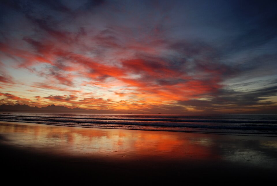 Sunrise ocean water