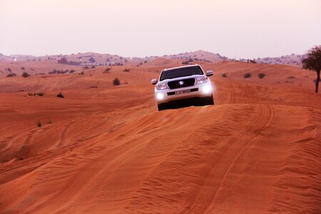 Desert car dry photo