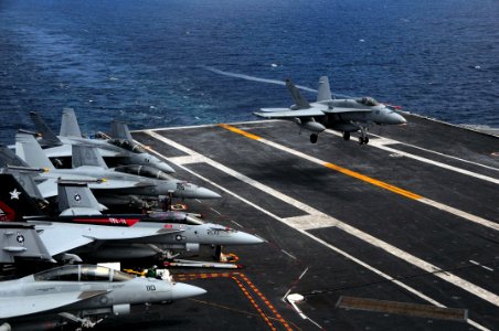US Navy 090520-N-3946H-103 An F-A-18C Hornet assigned to the