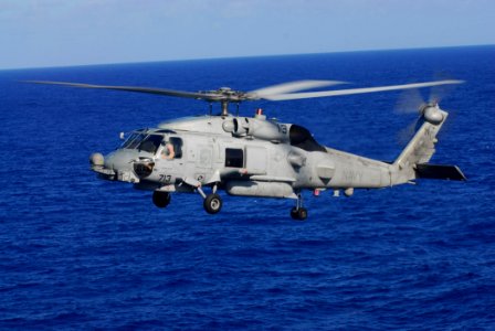 US Navy 090519-N-2475A-204 An MH-60R Sea Hawk helicopter from the