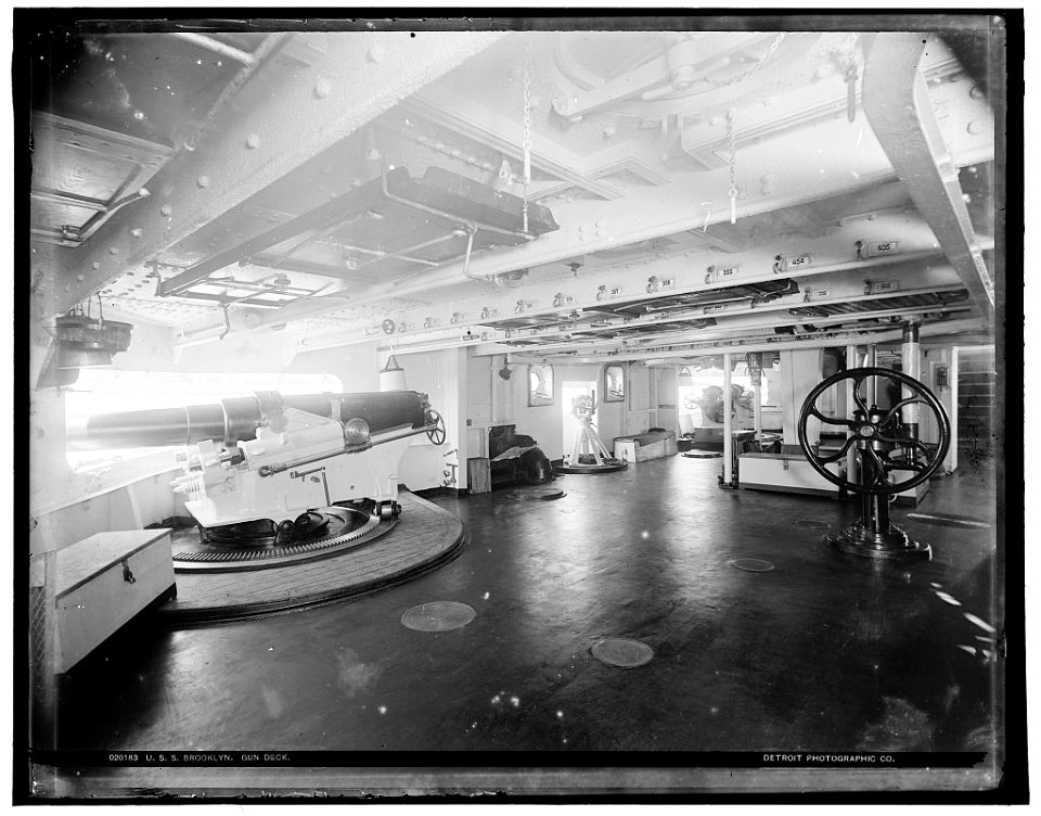 USS Brooklyn 5 inch gun LOC 4a14050v