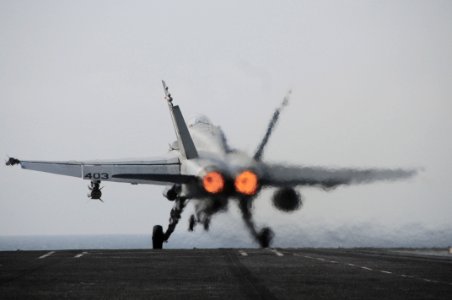 US Navy 090519-N-3946H-120 An F-A-18C Hornet assigned to the