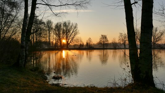 Reflection waters dawn